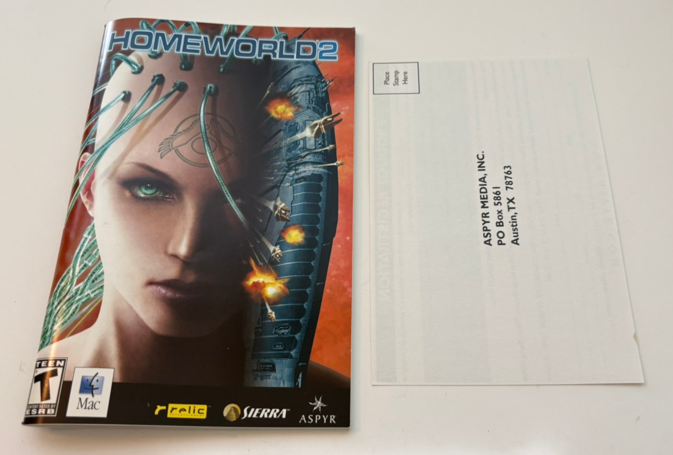 Homeworld 2 (2004) MAC Apple Macintosh Sierra Aspyr Relic Small Box Game
