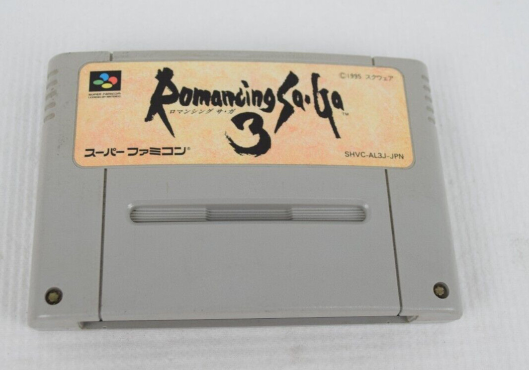 Nintendo SHVC-AL3J Romancing Saga 3 Super Famicom Japanese