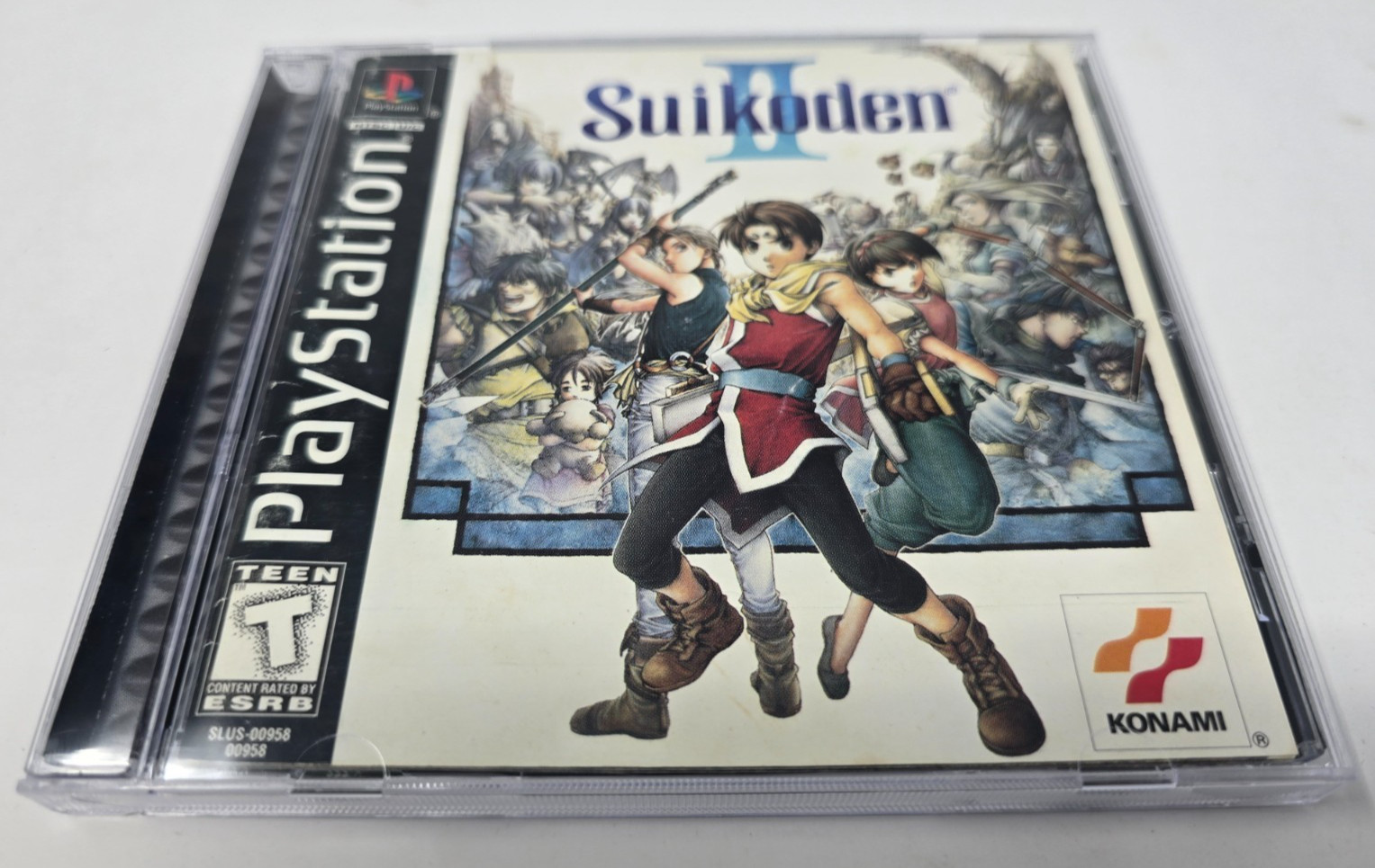 Suikoden II 2 – Sony Playstation 1 PS1 Tested Excellent Shape Black Label CIB