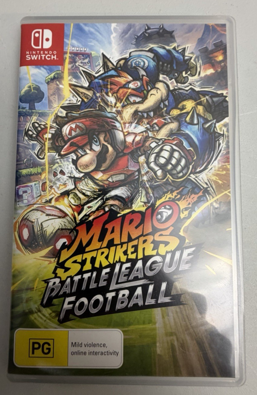 Mario Strikers Battle League Football (Soccer) – Nintendo Switch (Game + Case)