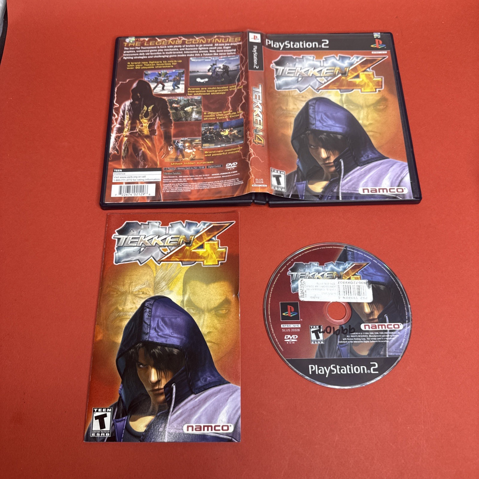 Tekken 4 PS2 (Sony PlayStation 2, 2002) Complete CIB Tested