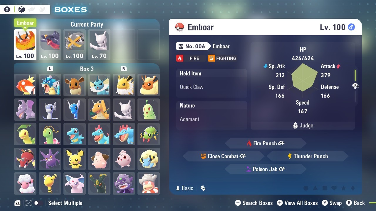 Complete Legends ZA Pokedex + Mega Dimension DLC Dex
