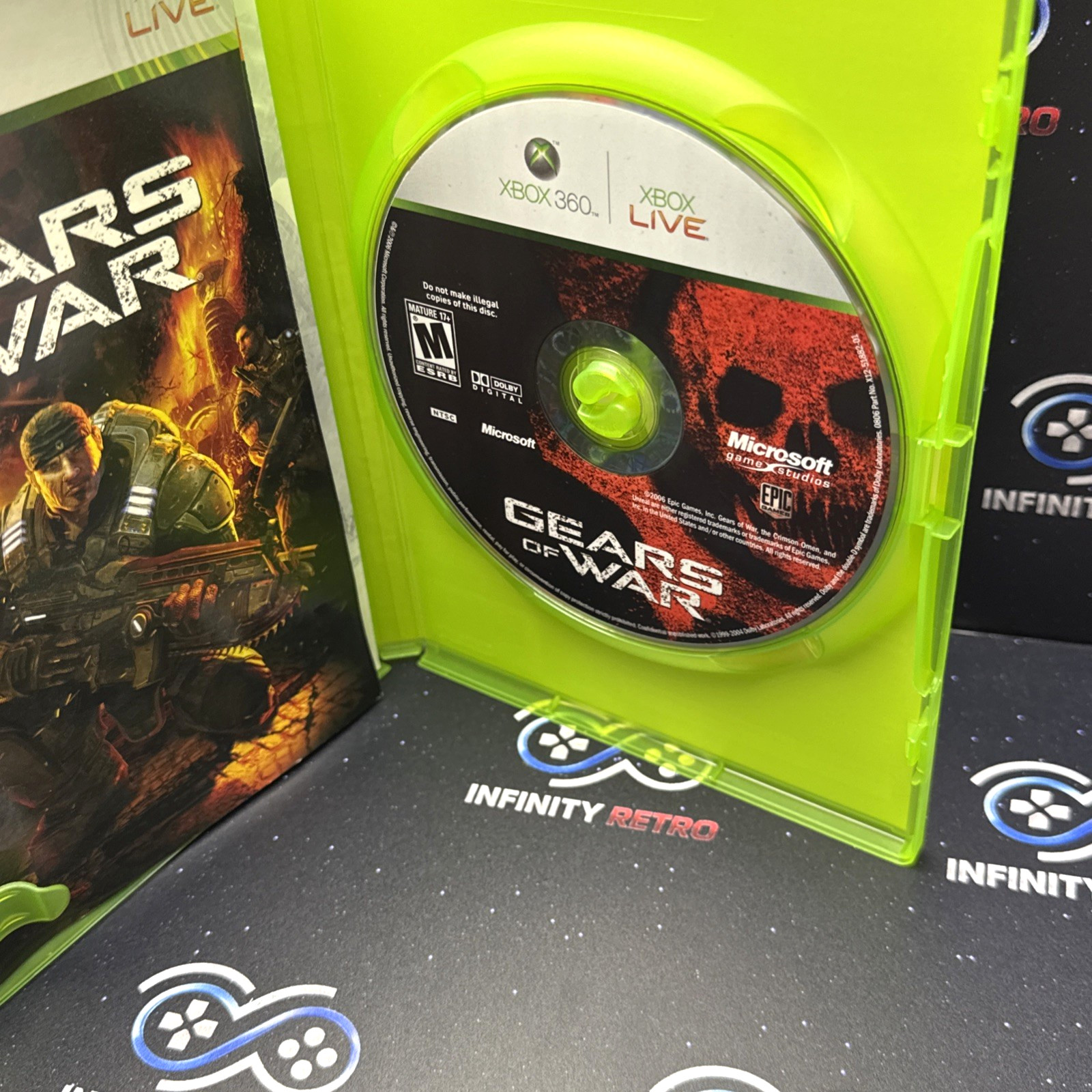 Gears of War Microsoft Xbox 360 CIB Complete Refurbished & Tested Free Shipping