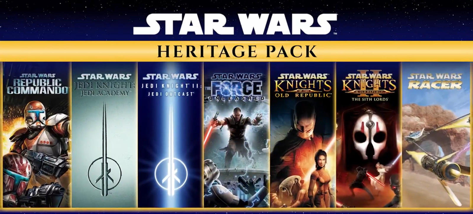 Star Wars Heritage Pack Switch Brand New Game (2023 Fighting Racing Shooter RPG)