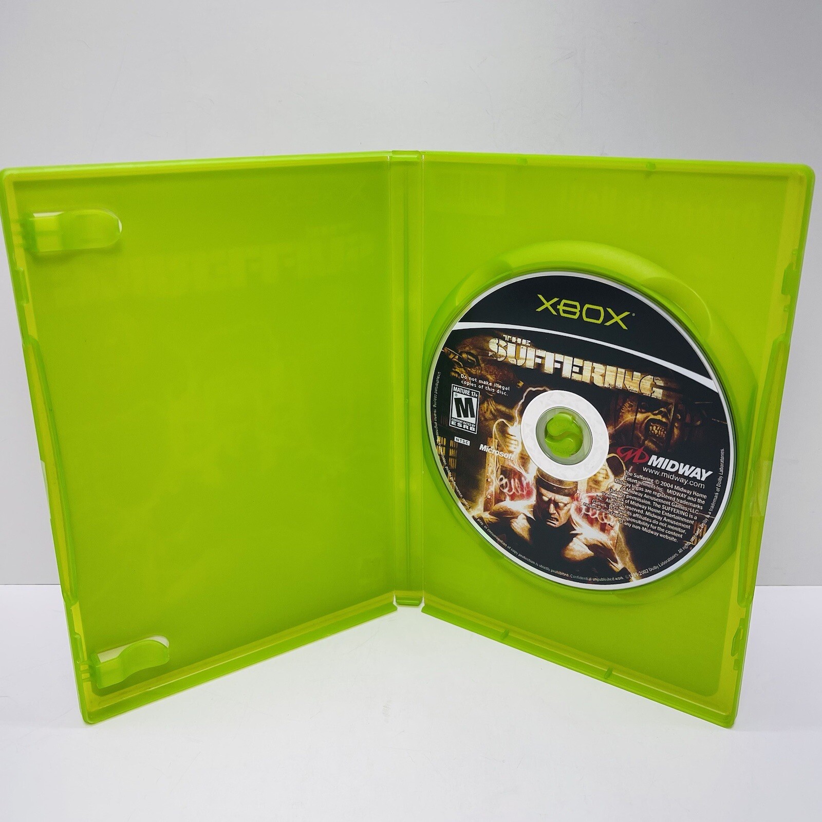 The Suffering (Original OG Xbox, 2004) No Manual TESTED WORKING