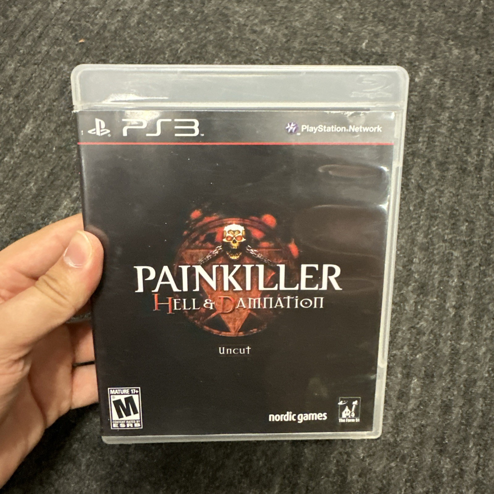 Painkiller Hell & Damnation Uncut (Sony PlayStation 3, 2013) RARE NORDIC GAMES