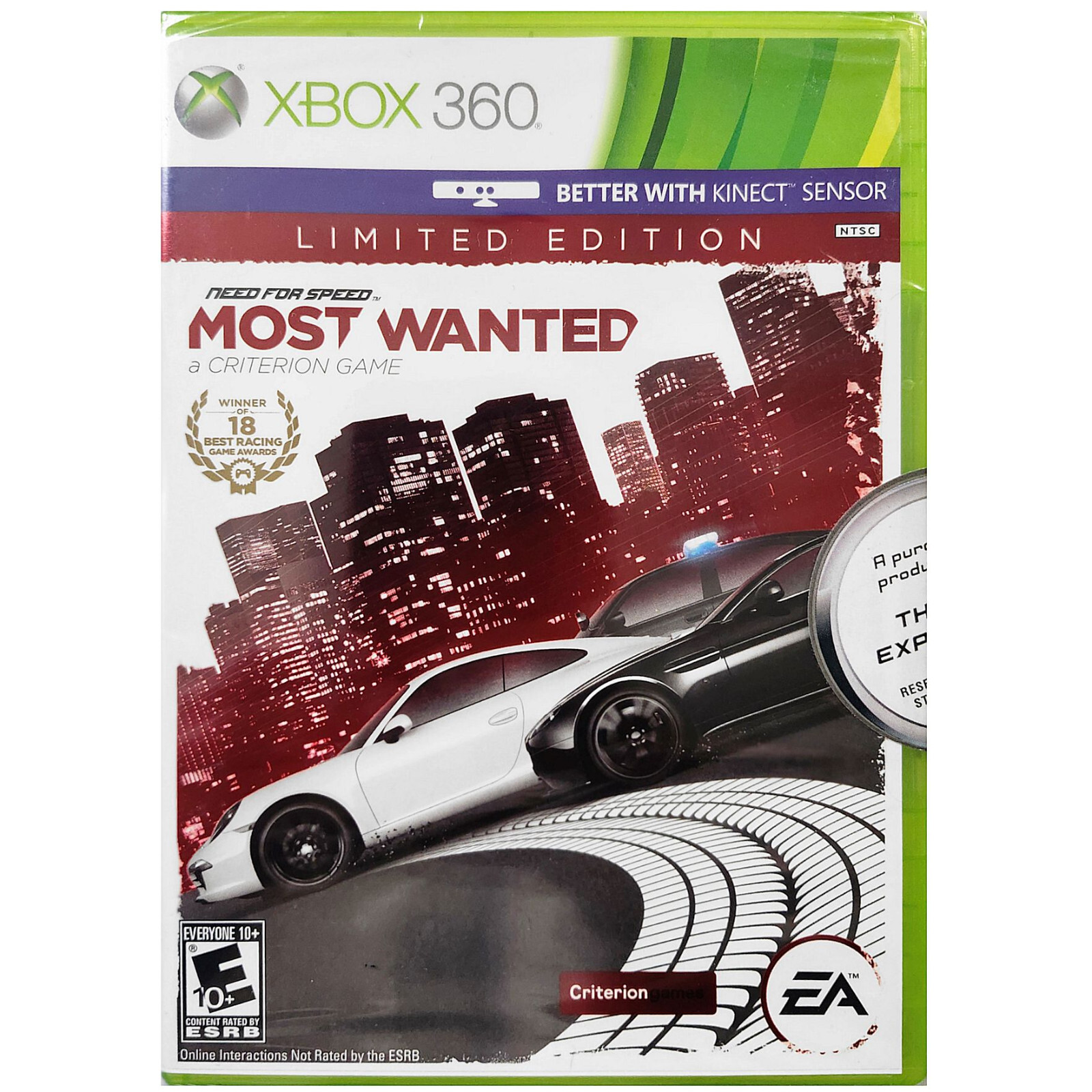 Need for Speed: Most Wanted “LIMITED EDITION” (Microsoft Xbox 360, 2012) *SEALED
