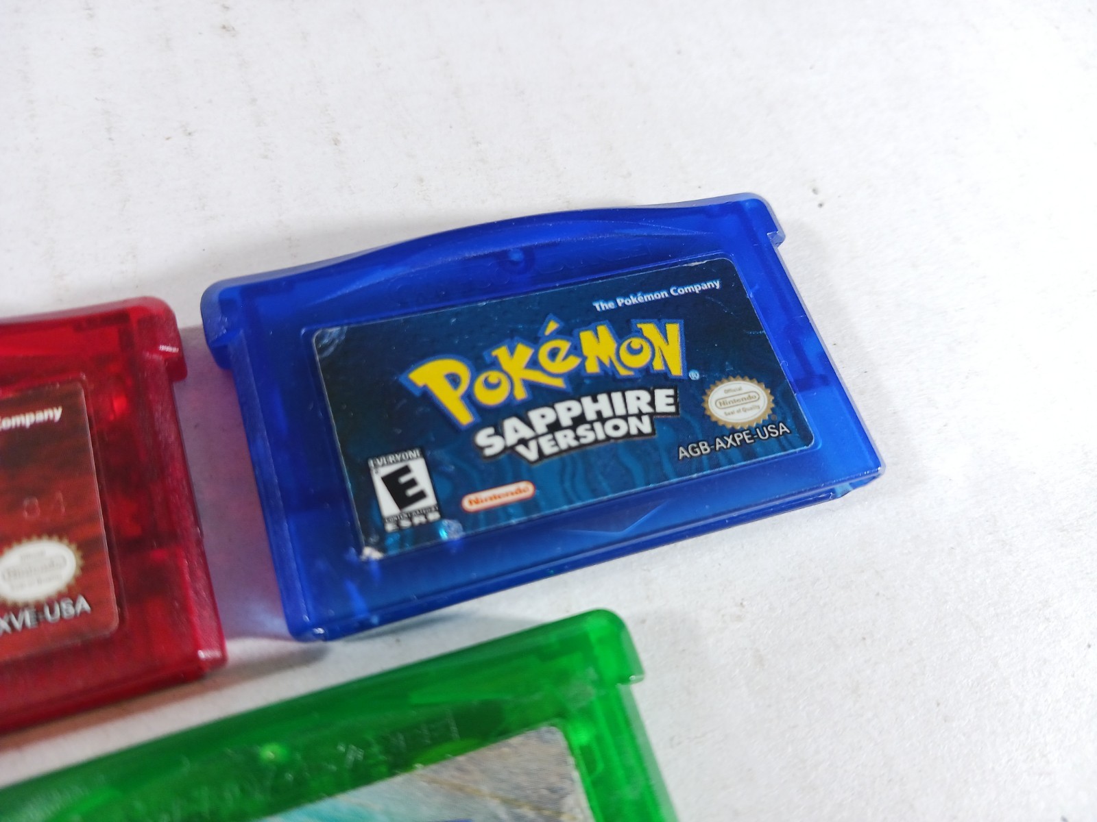 Pokémon Emerald Ruby Sapphire Authentic New Battery GBA Lot Good Shape Pokemon
