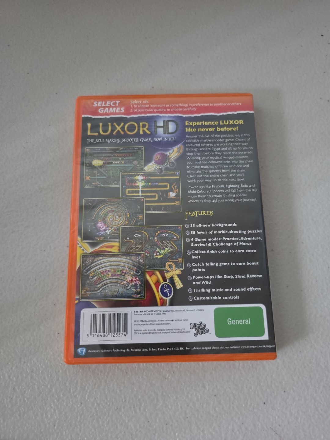 LUXOR HD – PC Brand New Sealed
