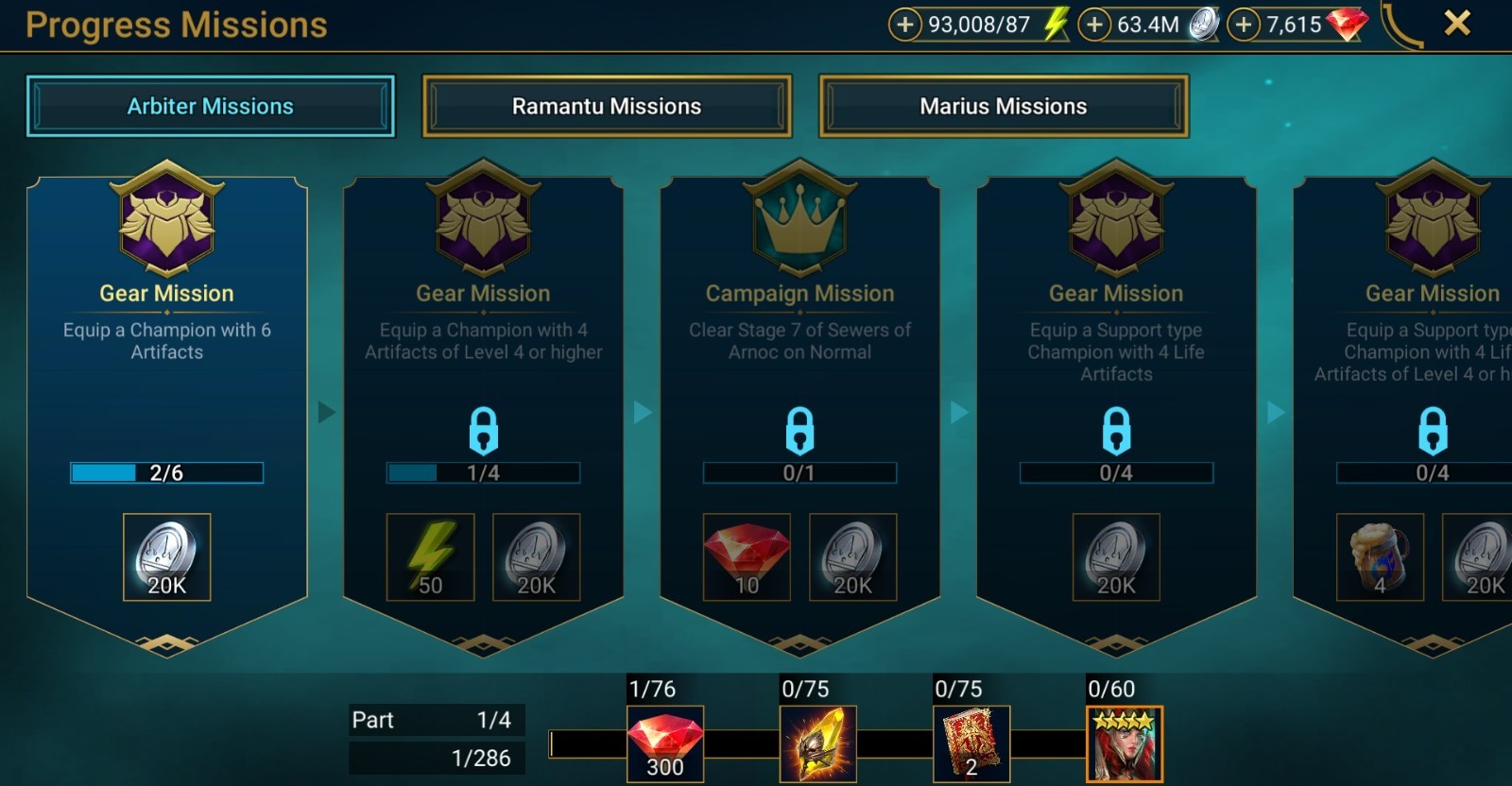 Raid Shadow Legends | Starter acc with Narses : 93k energy / 27 Legendary heroes