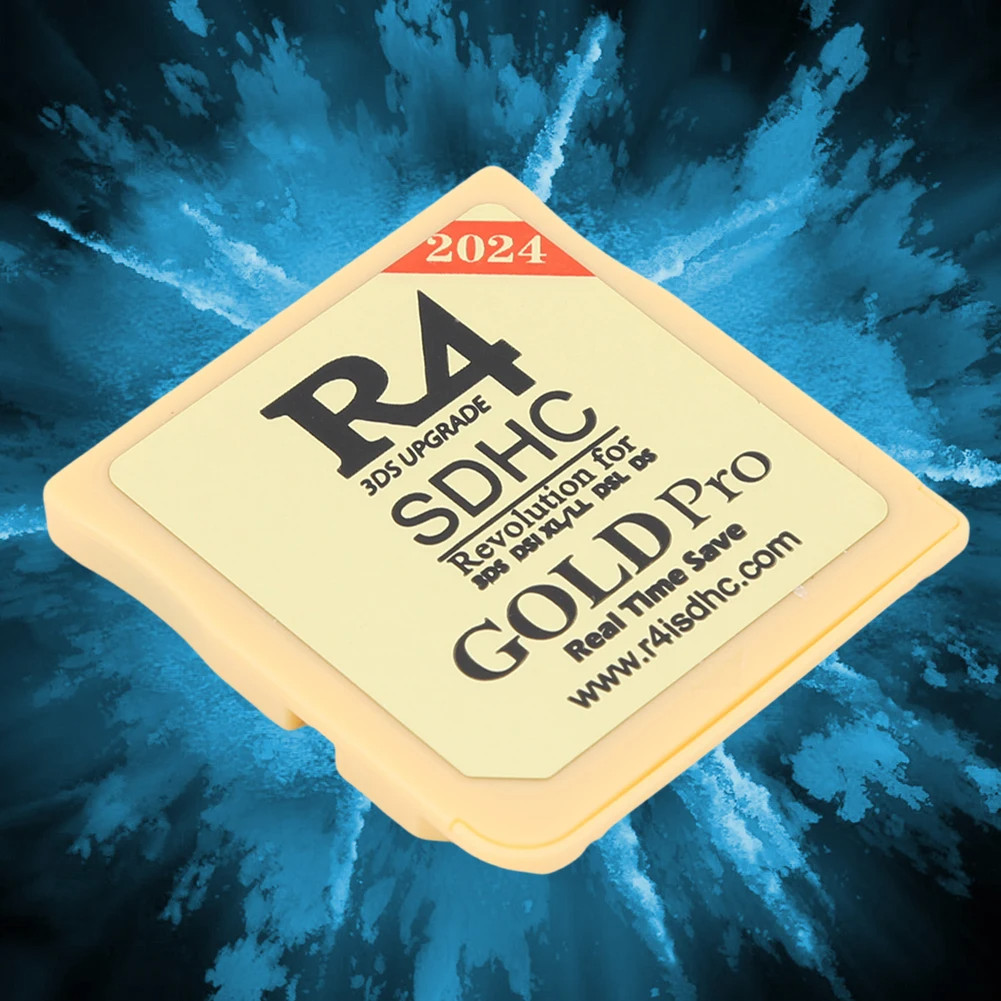 2025 Version R4 Gold Pro SDHC R4i For DS/3DS/2DS Revolution Cartridge + USB