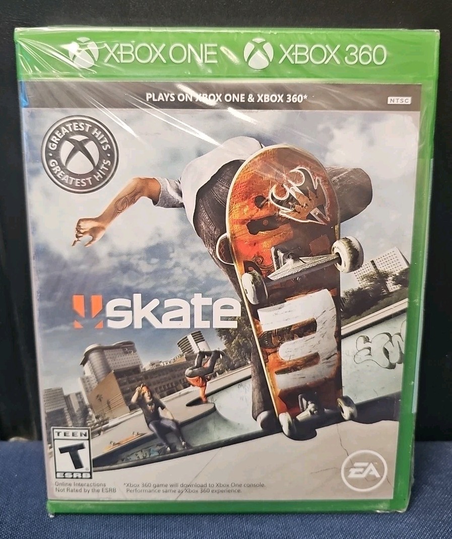 Skate 3 (Greatest Hits) (XB1 Packaging) Xbox 360 (Brand New Factory Sealed)