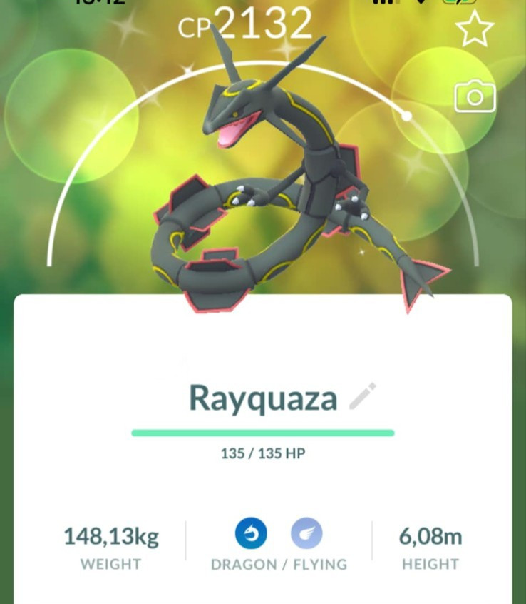 Pokémon – Shiny Rayquaza – P T C have 20k stardust – See Description
