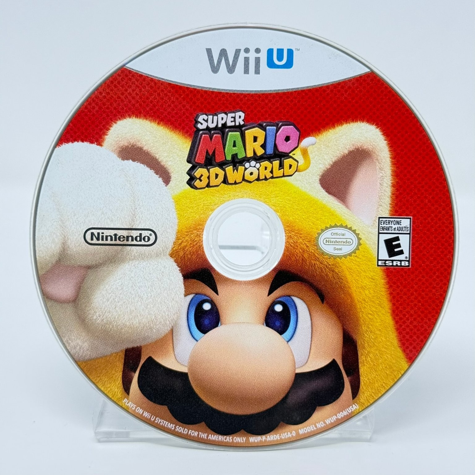 Super Mario 3D World Wii U Video Game 3D Platformer Nintendo Disc Only Tested