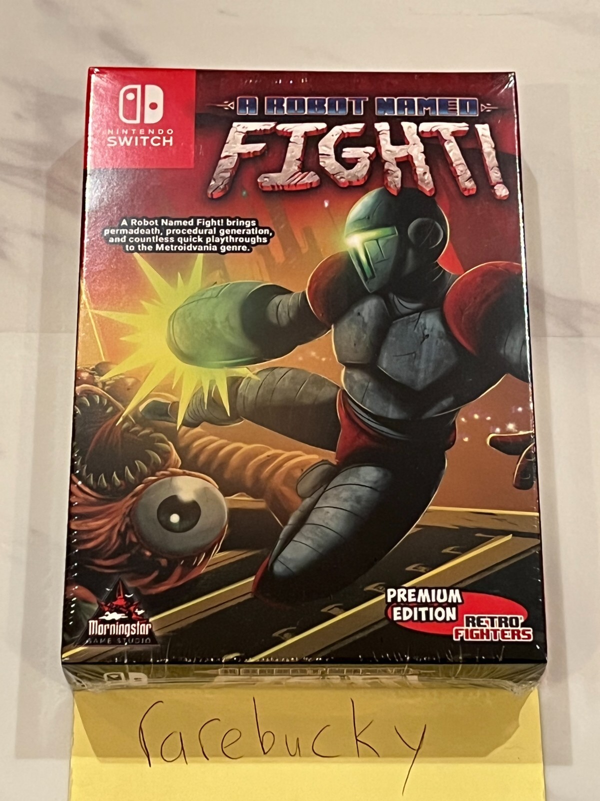 A Robot Named Fight! Retro Fighters Premium Deluxe Edition (Switch) NEW SEALED!