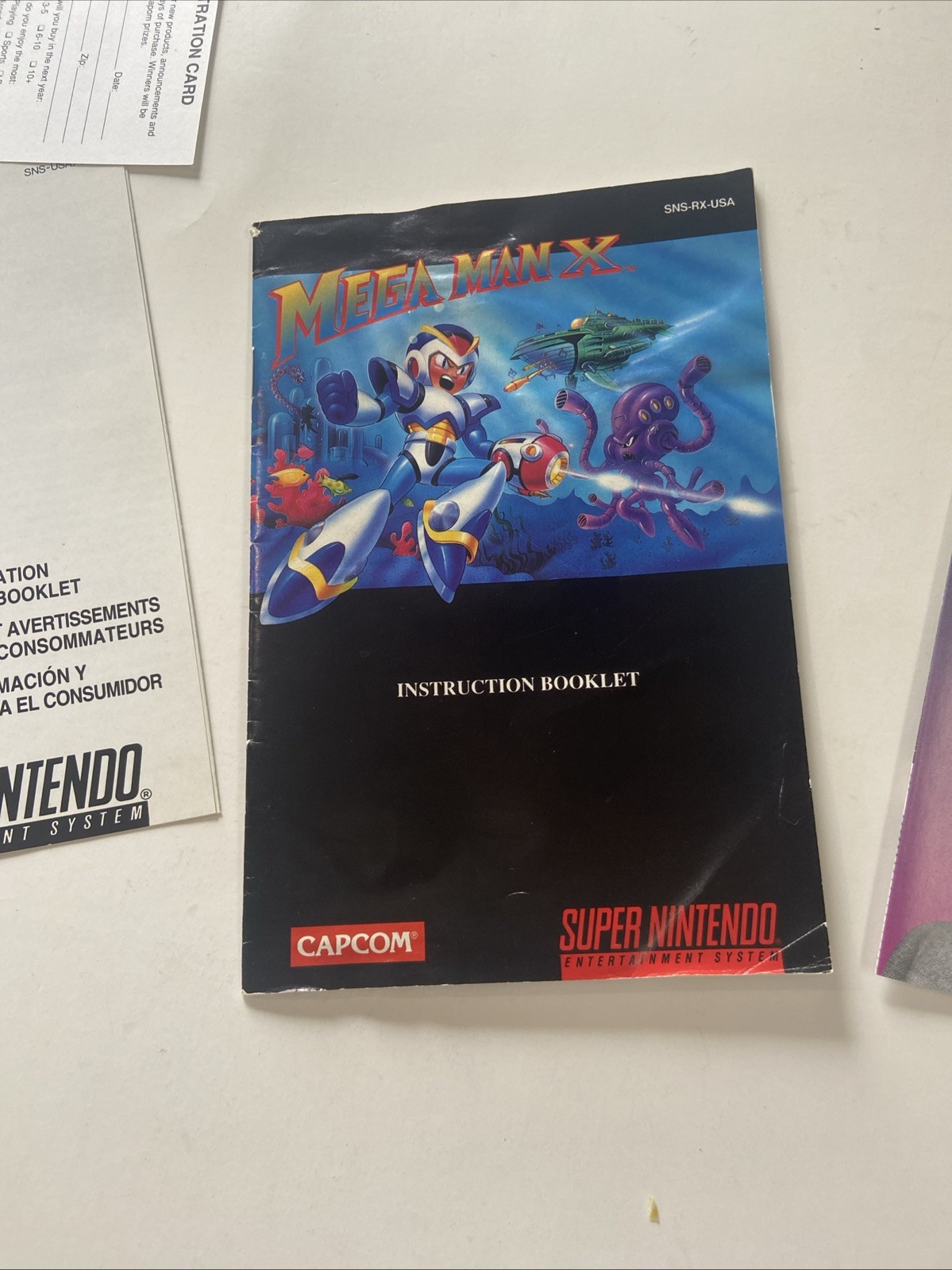 Mega Man X (SNES, 1994) – Super Nintendo CIB Excellent Rare Condition! Capcom