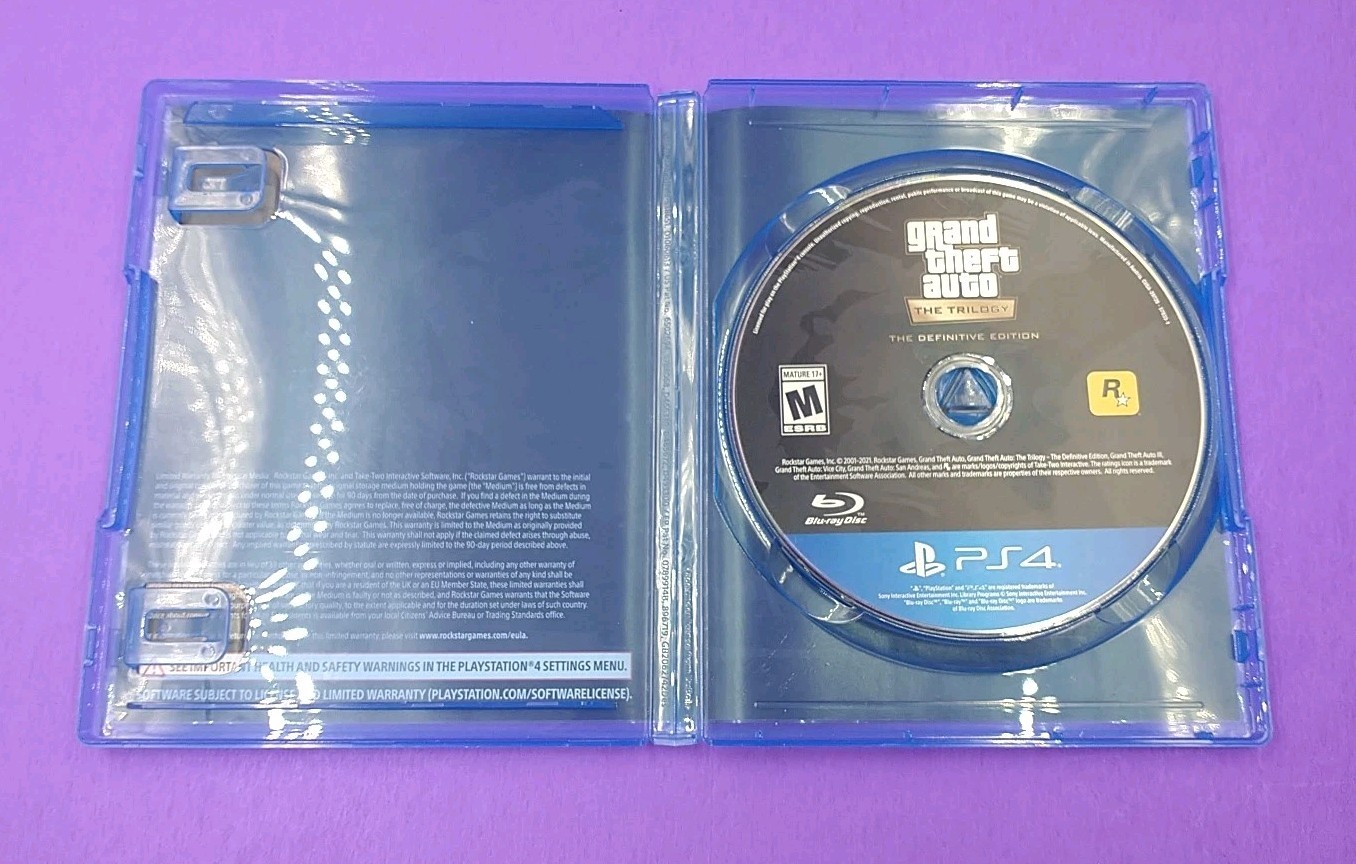 TESTED Grand Theft Auto: The Trilogy The Definitive Edition (PS4) SAFE SHIPPING