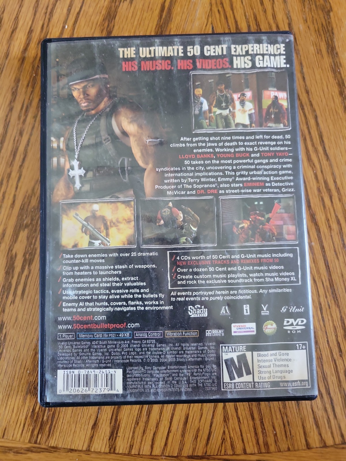 50 Cent: Bulletproof (Sony PlayStation 2, 2005)