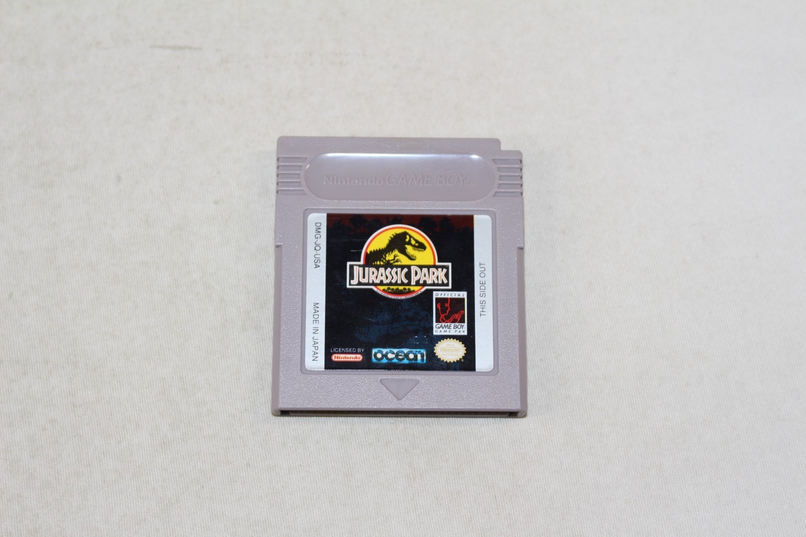 Jurassic Park Nintendo Game Boy Complete CIB NEAR MINT Condition w/ RARE POSTER!