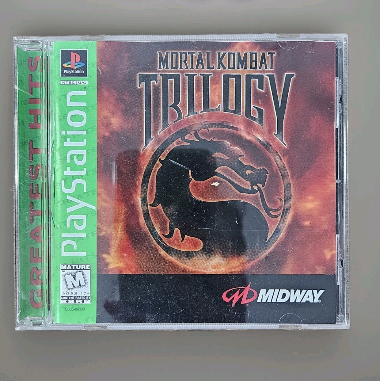 PS1 Mortal Kombat Trilogy (PlayStation 1, 1996) Midway W/ Original Case & Manual