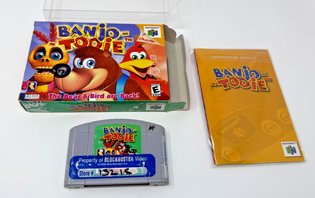 Banjo Tooie Blockbuster N64 Rare CIB