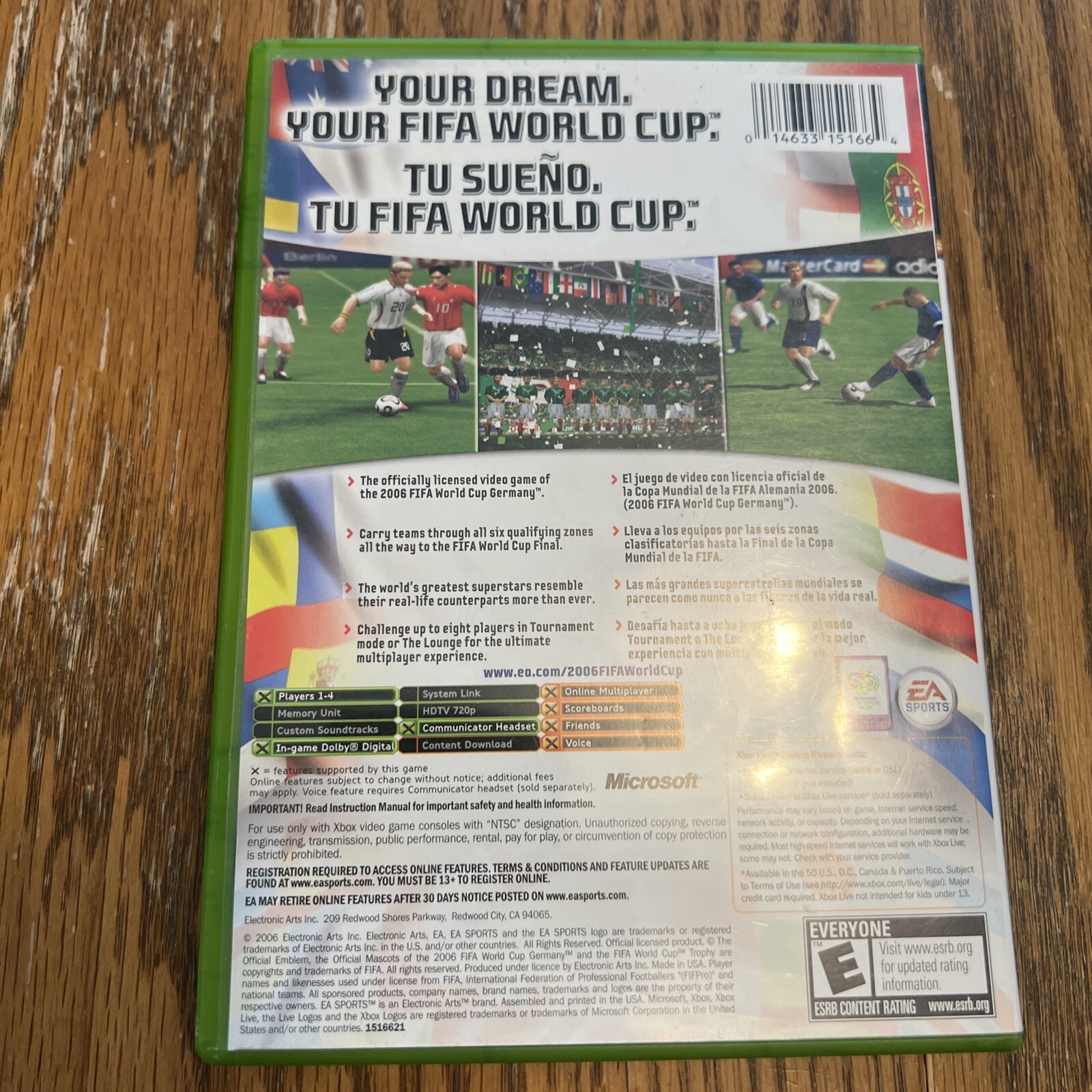 FIFA World Cup Germany 2006 – Microsoft Xbox Original w/ Manual