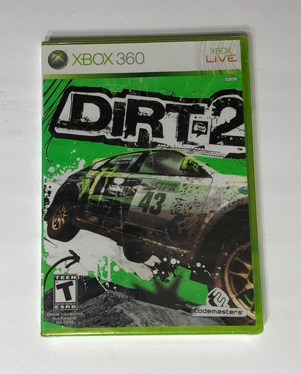 DIRT 2 MICROSOFT XBOX 360 GAME OFF-ROAD RACING CODEMASTERS 2009 SEALED BRAND NEW