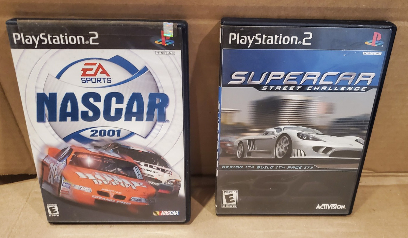NASCAR 2001, Super car – Sony PlayStation 2 PS2 – Complete CIB Games Tested