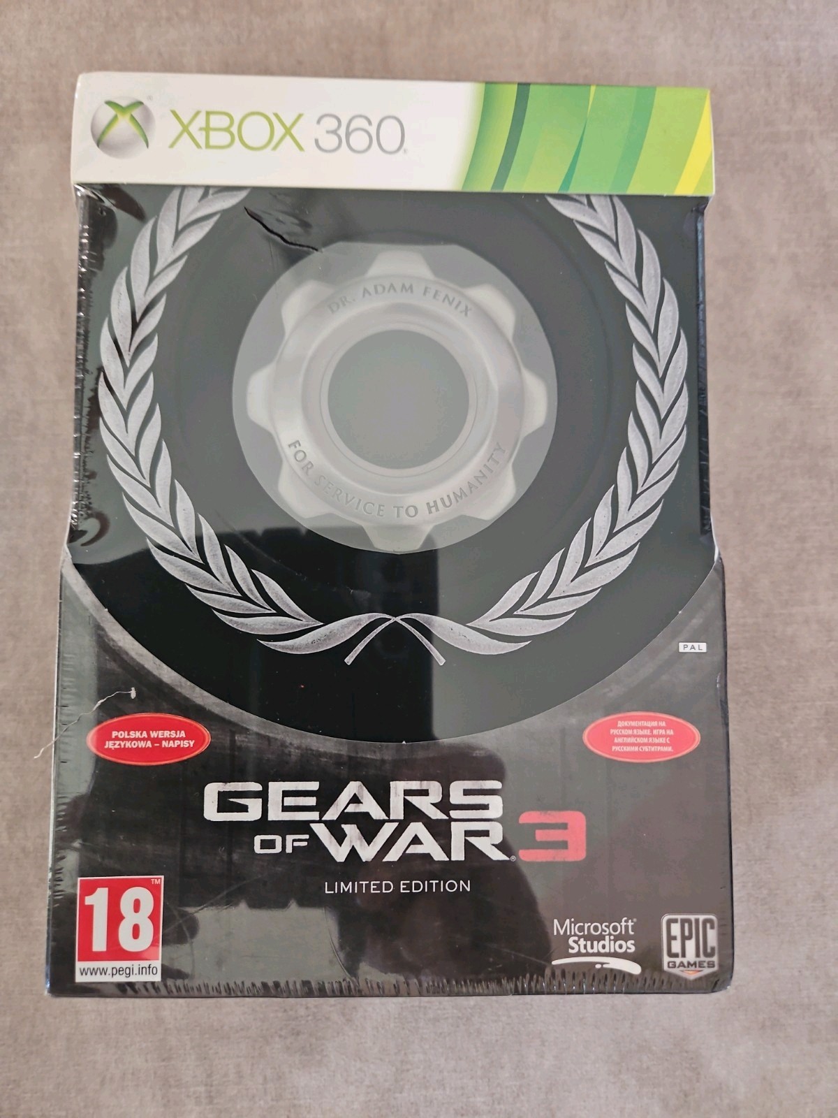 Gears of War 3 – Limited Edition – Factory Sealed – PAL