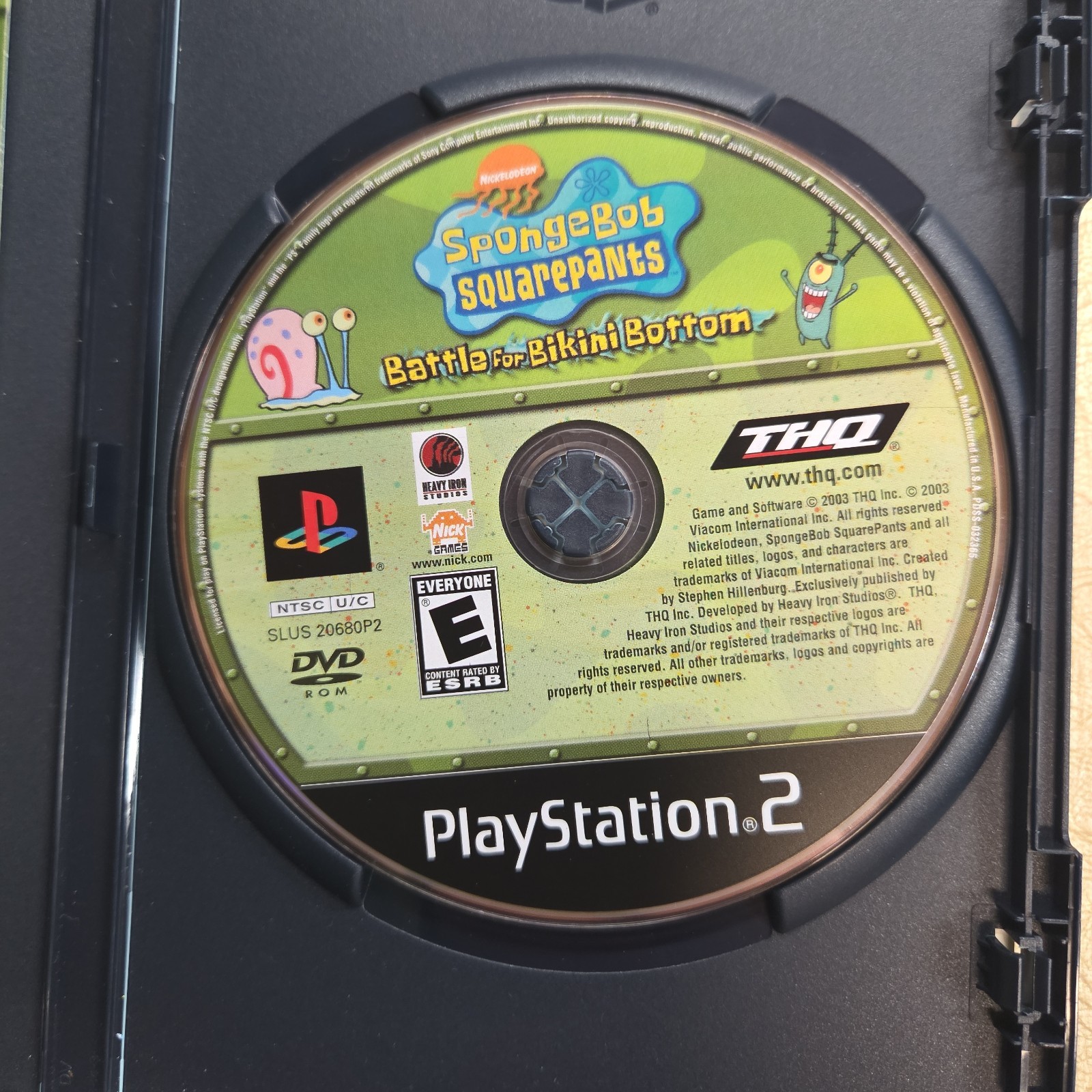 SpongeBob SquarePants: Happy Squared Double Pack (Sony PlayStation 2, 2009) CIB