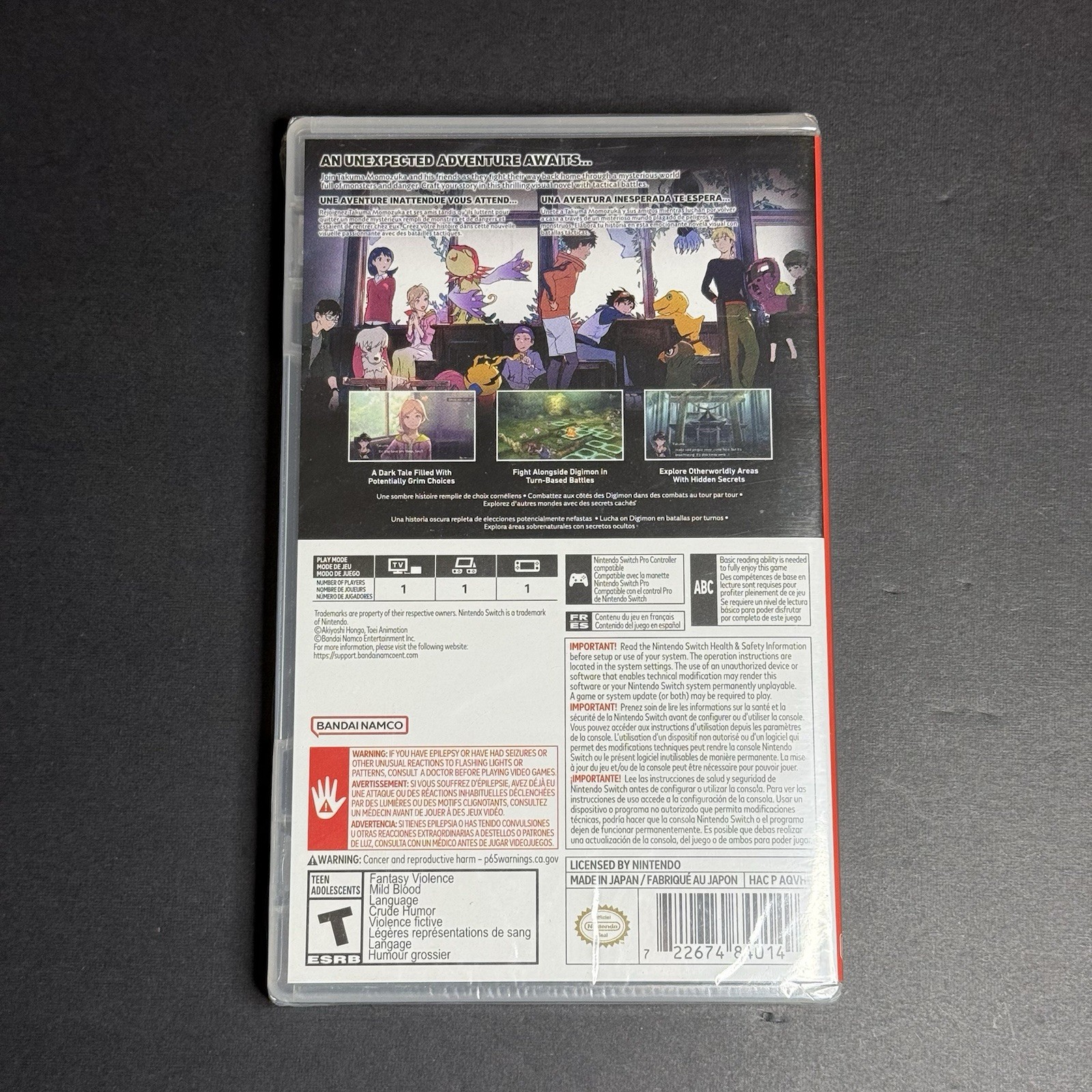 Digimon Survive Nintendo Switch Brand New/ Factory Sealed