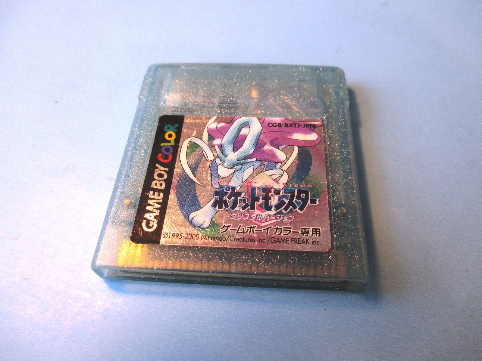 Pocket Monsters Crystal Version Nintendo (Game Boy Color) Needs New Battery