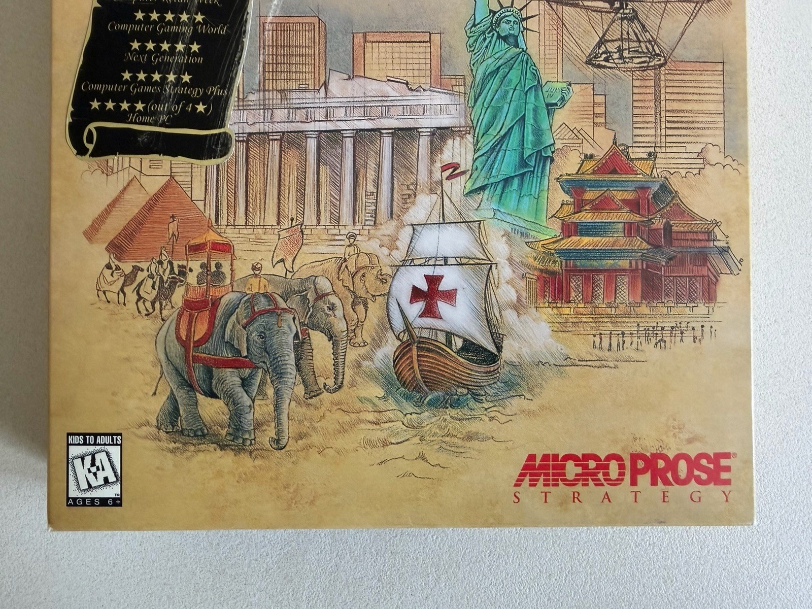 Sid Meier’s Civilization II PC 1996 Big Box