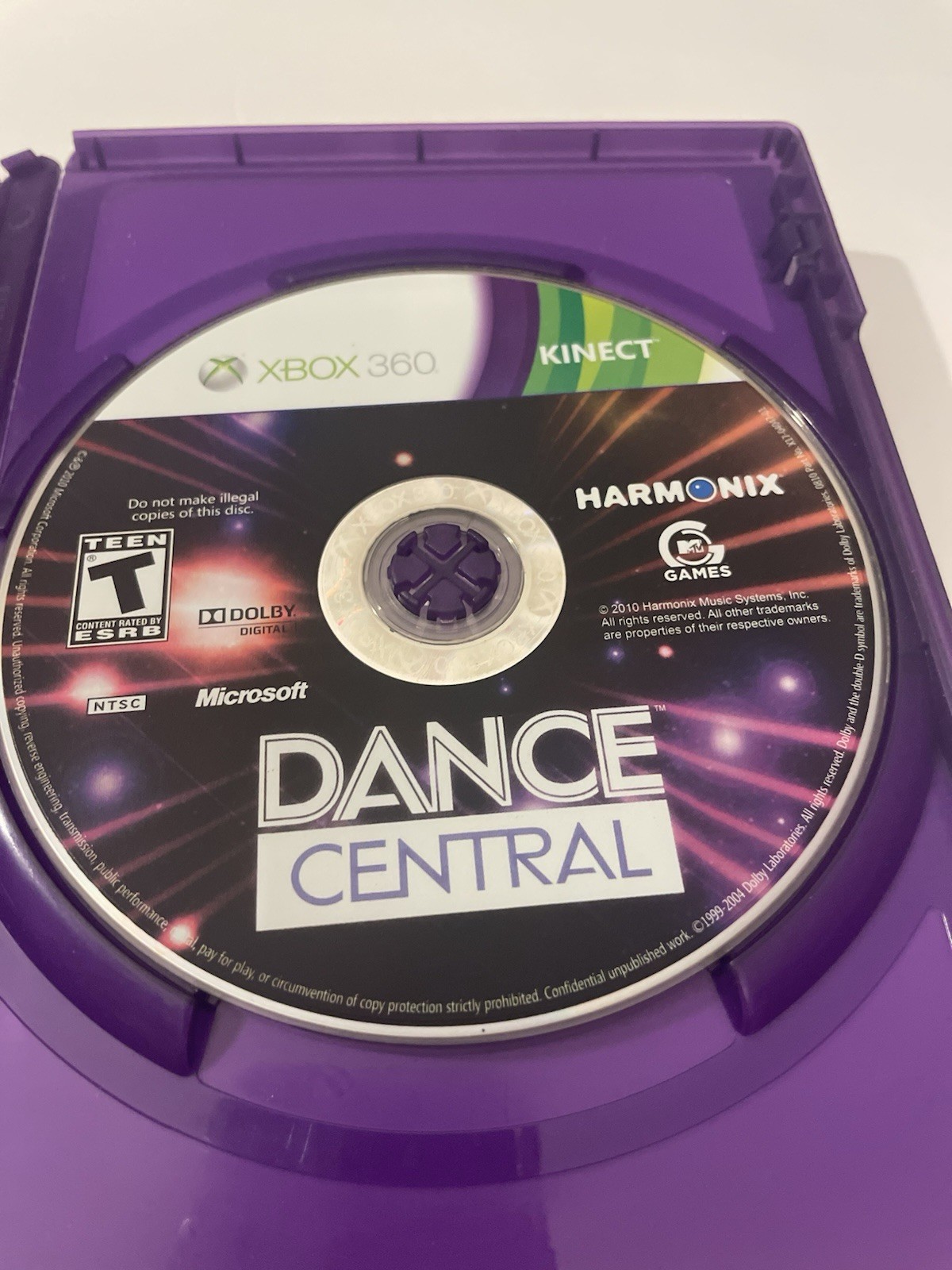 Dance Central 3 Xbox 360 Kinect Pre Owned Tested w/ Manual Tested / Clean!