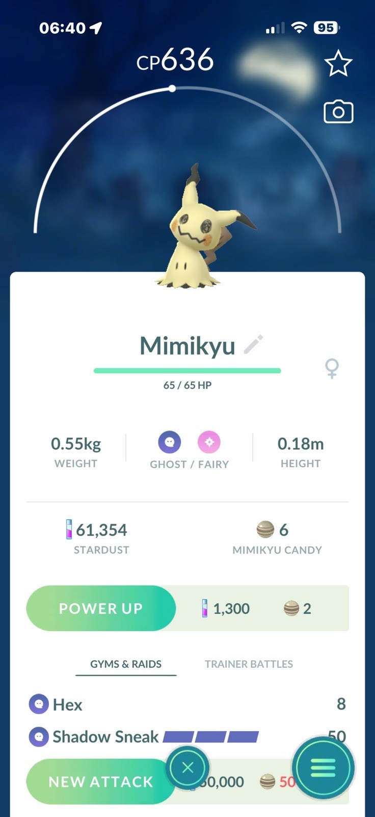 ⭐️Pokemon Go #778 Mimikyu⭐️Ultra rare **NEW** Released