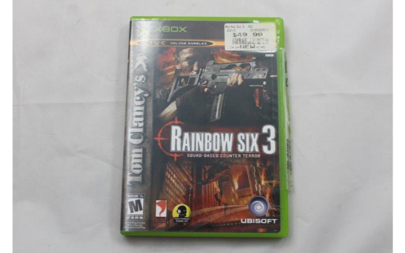 Tom Clancy’s Rainbow Six 3 (Microsoft Xbox, 2003) W/ Manual & Insert ~ Tested