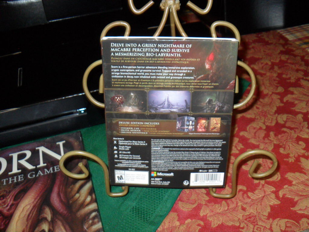 XBOX Scorn – Deluxe Edition [Microsoft Xbox Series X] +HB Book: Both New/Sealed!