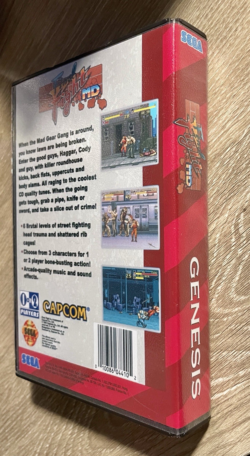 Final Fight MD (Sega Genesis) Full Game – Custom Label And Case Art