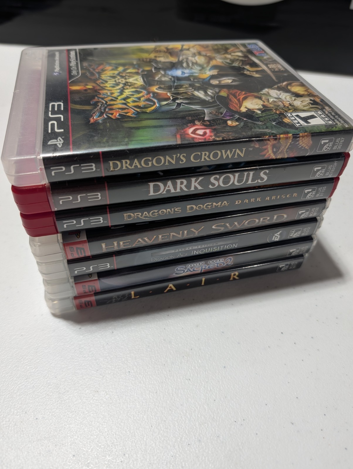 PlayStation 3 Games Dragon’s Crown, Dark Souls, Dragon’s Dogma, Heavenly Sword +
