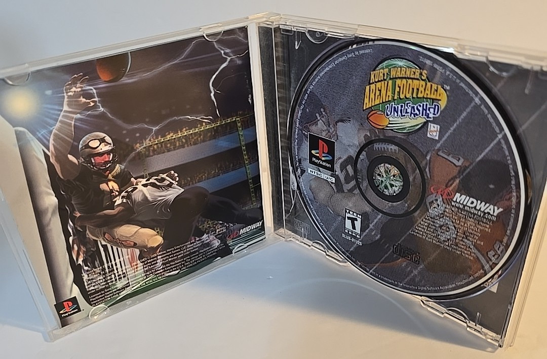 Kurt Warner’s Arena Football Unleashed (Sony PlayStation 1) Complete w/manual