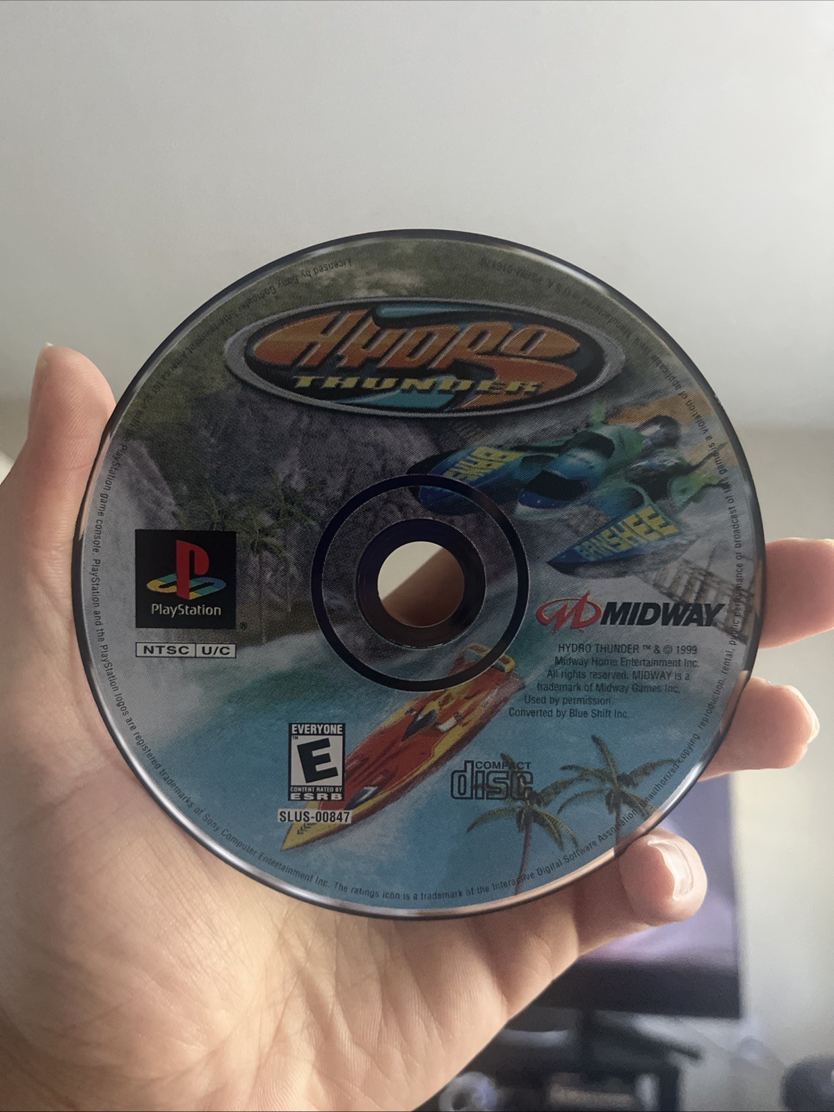 Hydro Thunder Video Game for Sony PlayStation 1 by Midway Disc Only