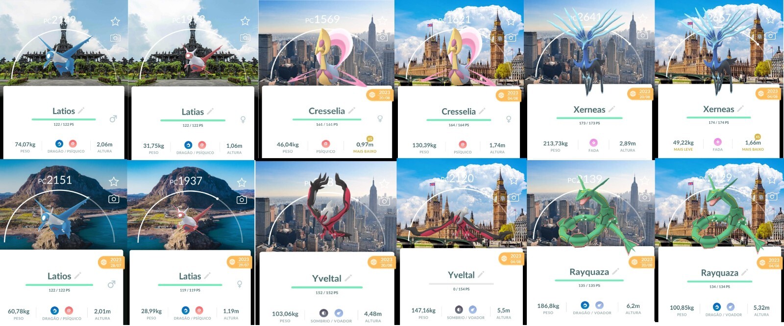 Pokemon Trade Legendary Collection Background Go (Registered/Ultra Friends)