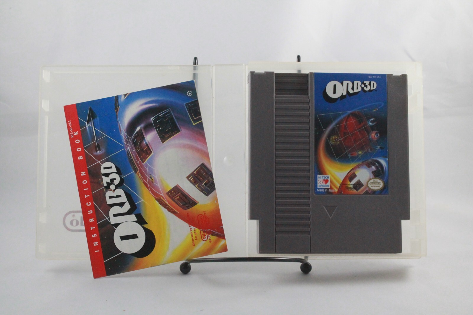 ORB-3D (Nintendo Entertainment System, 1990) With Manual & Clear Clamshell