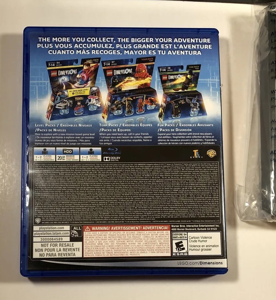 LEGO Dimensions: Starter Pack (PlayStation 4 / PS4, 2015) Ships TODAY!