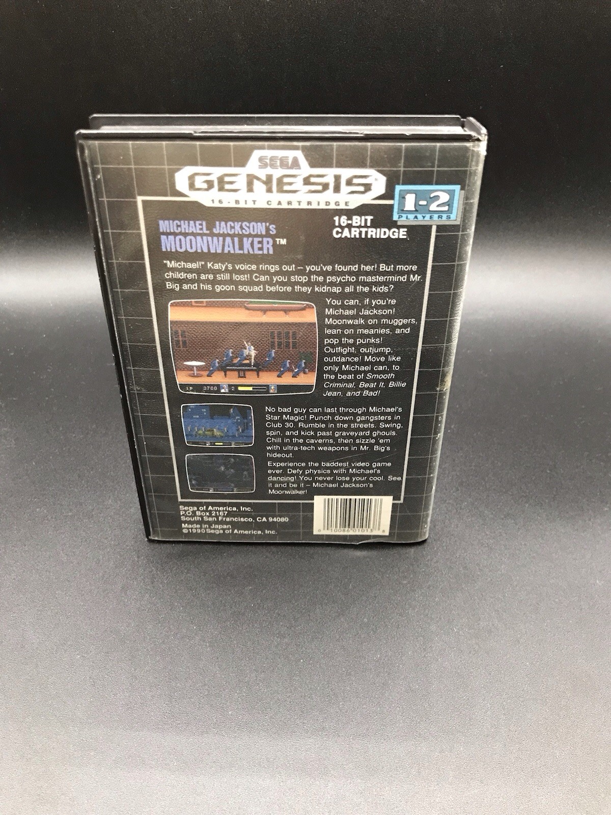 Michael Jackson’s Moonwalker – Sega Genesis 1990 – Complete – Authentic Tested
