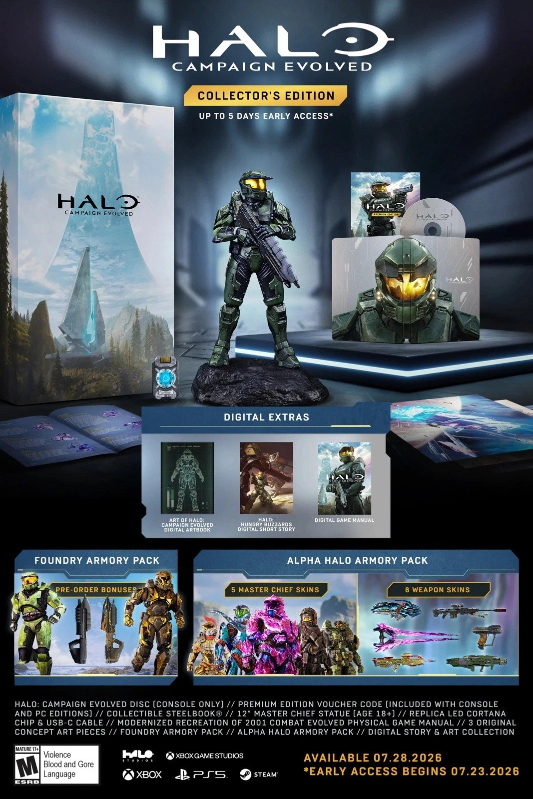 PRESALE Halo Campaign Evolved Collector’s Edition Xbox Available Preorder