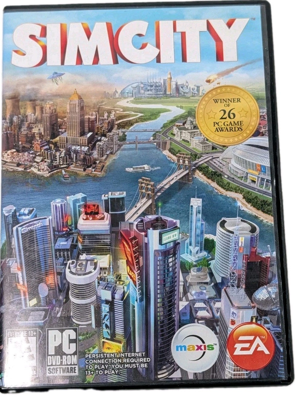 Sim City 2013 PC Dvd-Rom; FREE SHIP US; Product Key Included