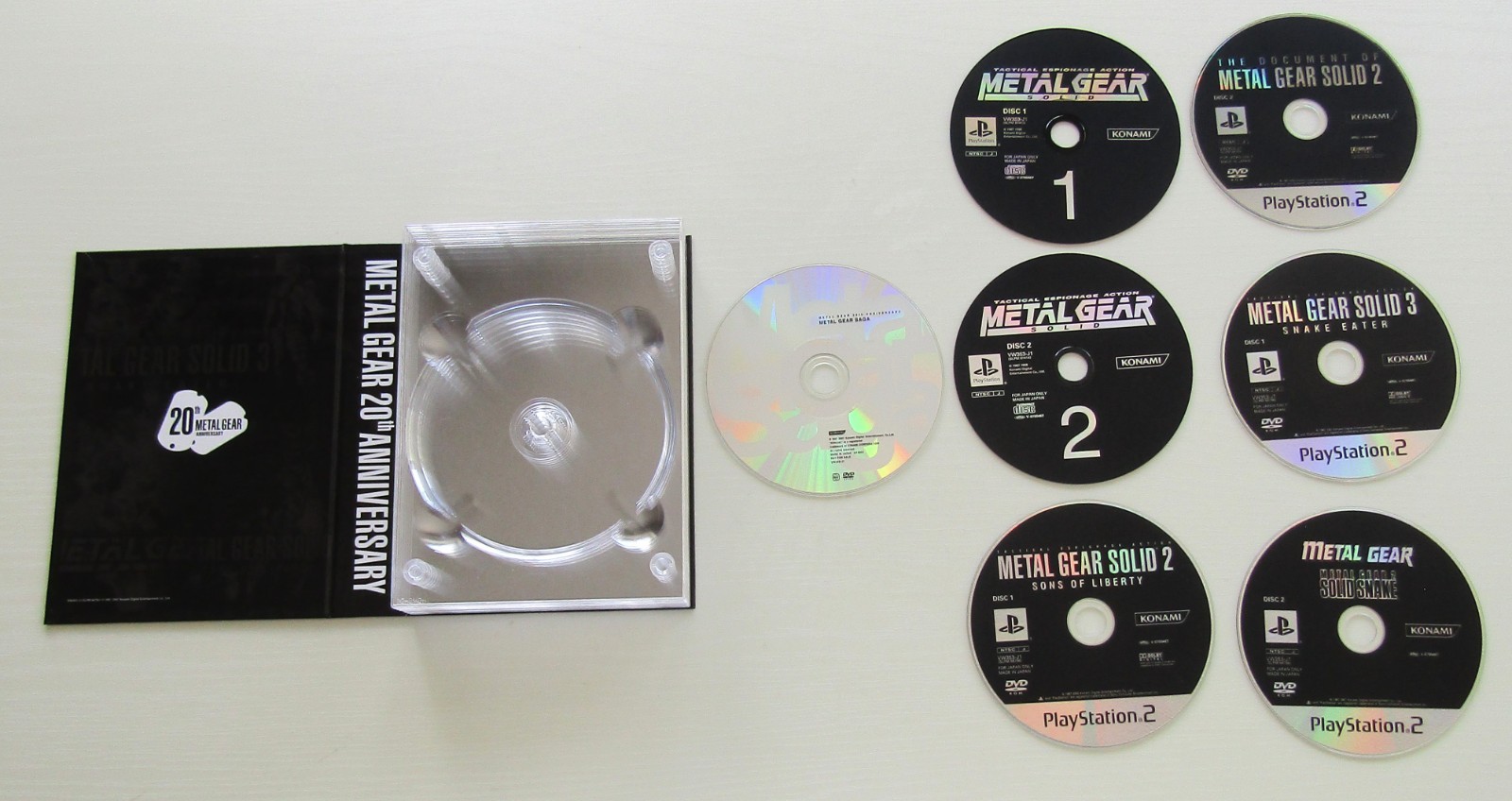 Metal Gear Solid 20th Anniversary Collection 1987-2007 PS1 PSP PS2
