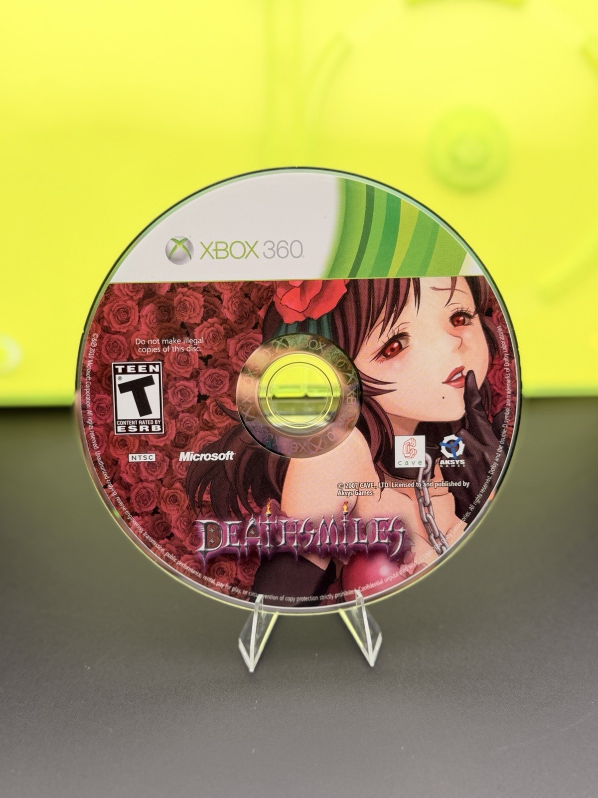 Deathsmiles (Microsoft Xbox 360, 2010) NO Soundtrack, NO Manual – TESTED
