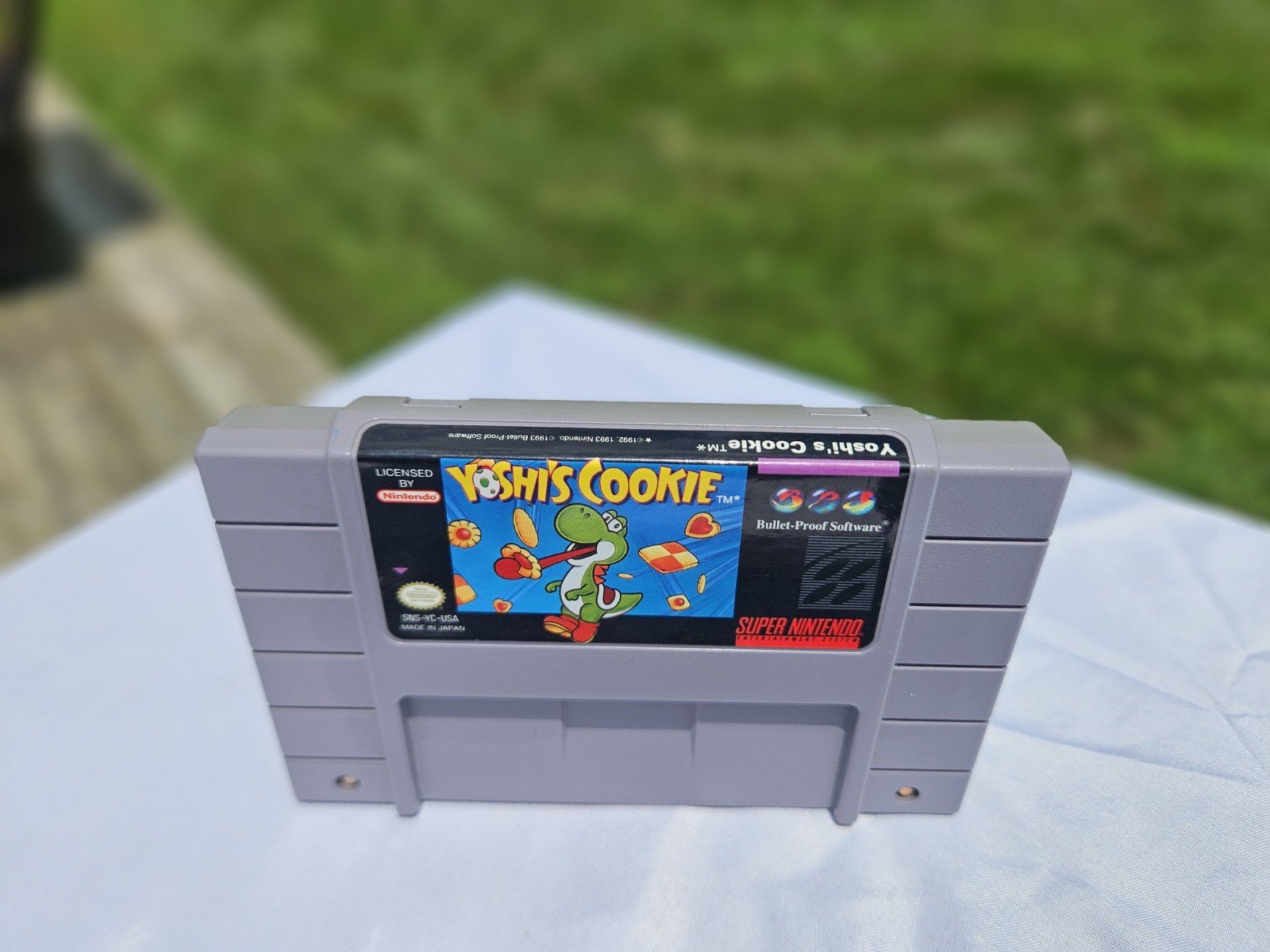 Yoshi’s Cookie (Super Nintendo SNES) Authentic & Tested